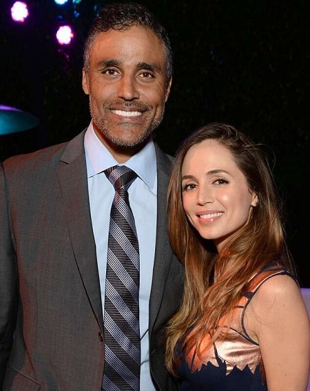 Rick Rox and his ex-girlfriend, Eliza Dushku in a picture.